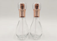 bottiglie cosmetiche di vetro riutilizzabili della lampadina 50ml con la pompa della lozione per l'imballaggio di cura di pelle